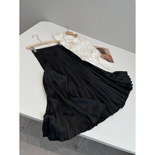 淘到门店159高腰风琴百褶裙U035 捡漏