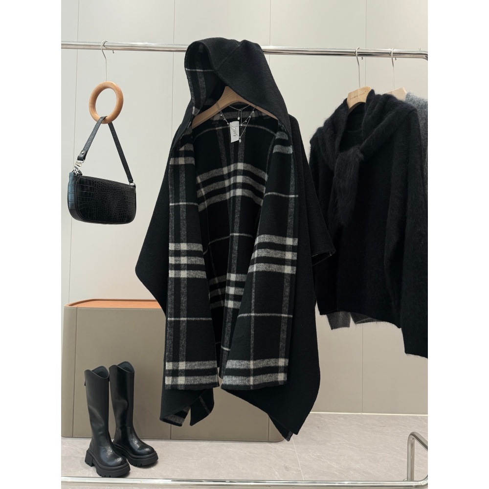 70羊毛！高克重！用料近3米！同品质650+斗篷大衣S563