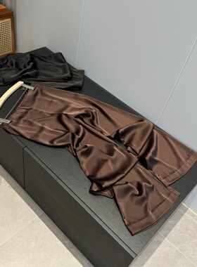 省两百多！非平替！国外商场299的缎面休闲裤U532