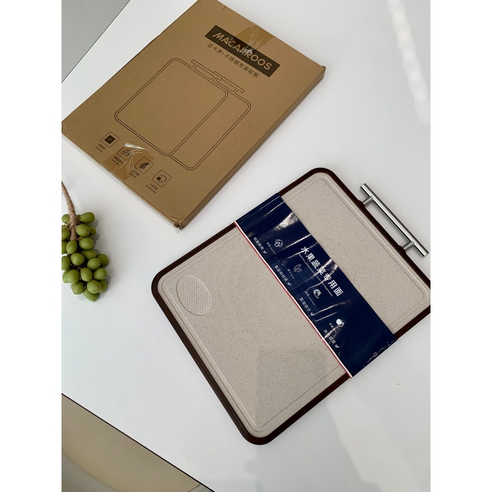 谷纤维+食品级不锈钢！淘到线上228+双面用砧板T329