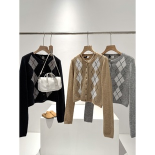 针织开衫 软糯羊毛混纺长袖 R558过几天 同品质商场299 捡漏