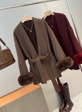 特价！清仓！速度来！同品质500+羊毛双面呢外套T855