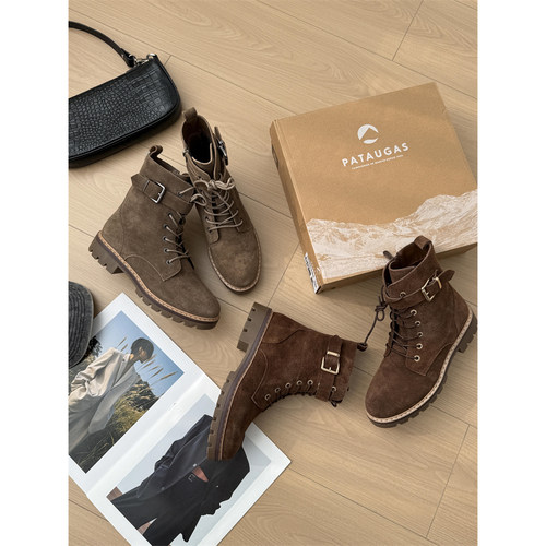 捡漏！淘到国外580+真皮户外工装风马丁靴R965