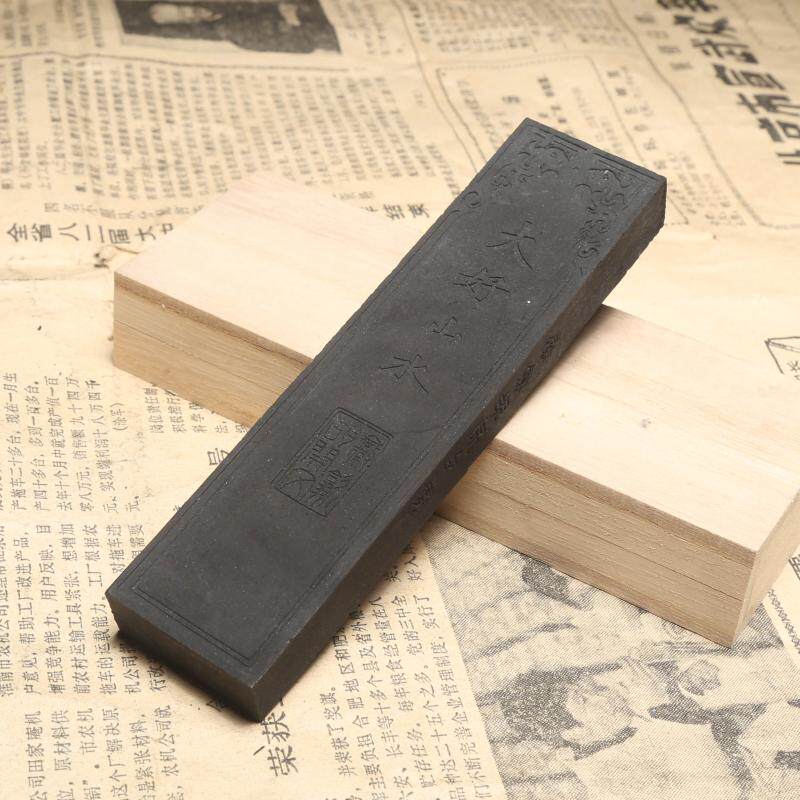 歙县老胡开文80年代古法油烟老墨 大好山水 书画作品用墨条墨锭墨块陈墨旧墨 文房四宝实用收藏礼品墨棒墨柱