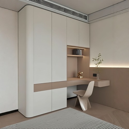 成都全屋定制兔宝宝爱格鲁丽欧松精板橡胶木指接实木衣柜子工厂店