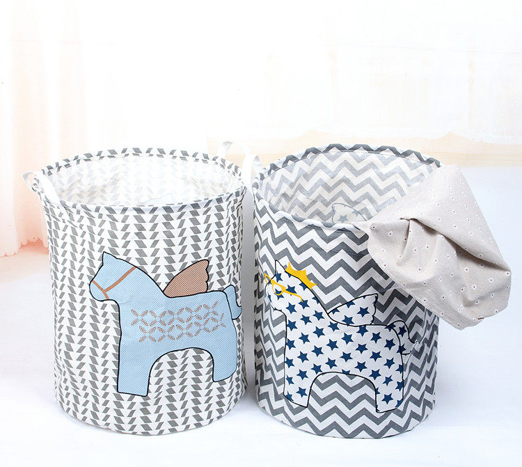 zakka日式棉麻布艺衣物收纳桶雨滴星星皇冠天使小马开口脏衣篮在类目 收纳整理, 家庭收纳用具, 收纳篮, 脏衣篮中 - 来自Buy2taobao.com提供专业的淘宝代购服务