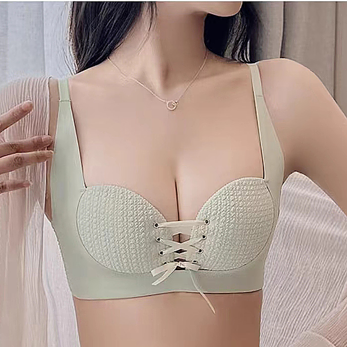 内衣女士防滑聚拢无痕