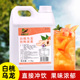 白桃乌龙饮料浓浆2.5kg 蜜桃浓缩果汁夏水果茶商用珍珠奶茶店原料