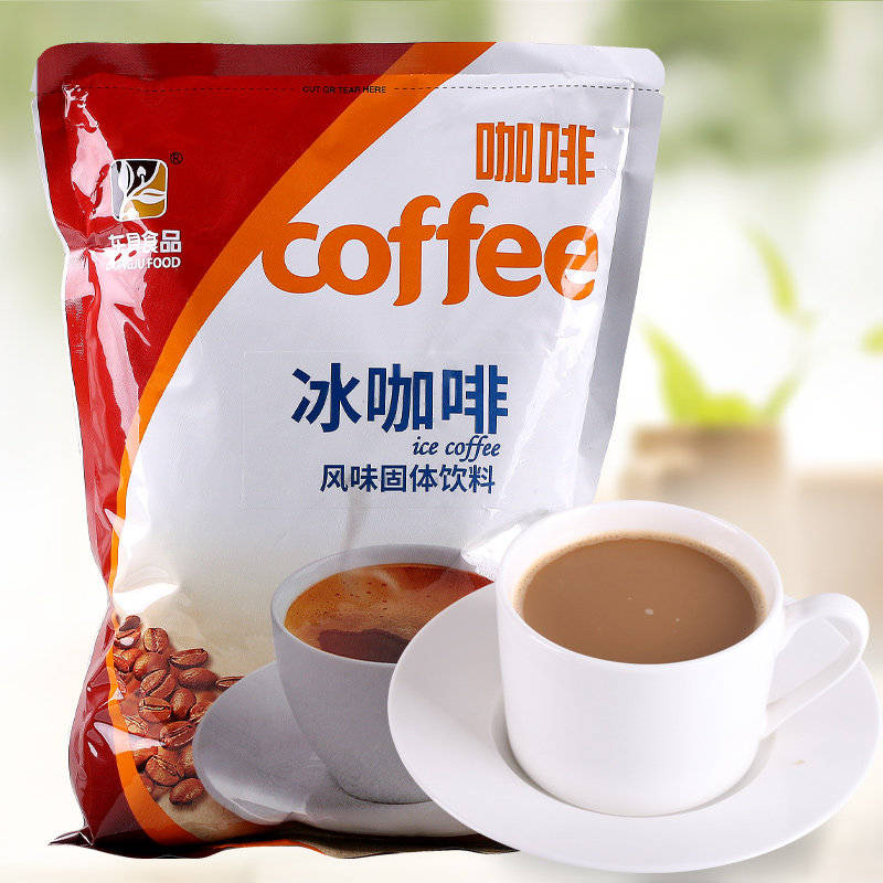 East with 1000g Iced coffee powder Triple Instant coffee cold drink summer Cold water Brew That is ready to drinkin the Coffee/Oatmeal/Chongyin , Instant coffee/Coffee beans/Powder , Instant coffee  category - from Buy2taobao.com to provide professional Taobao agent buy service