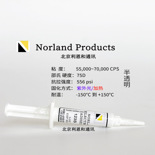 NEA123S紫外加热双固胶水弹性好