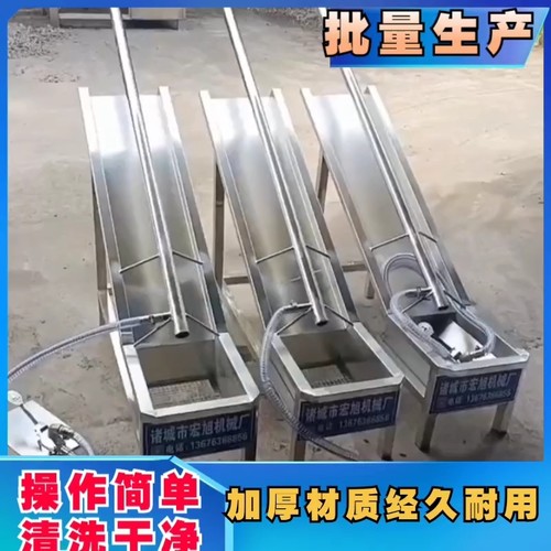 猪大肠翻肠机牛驴大肠盲肠不锈钢脚踏式翻肠清洗机屠宰场专用