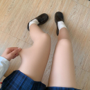 超自然の光腿裸感神器春秋薄款纽扣款打底裤女双层肉色丝袜冬加绒