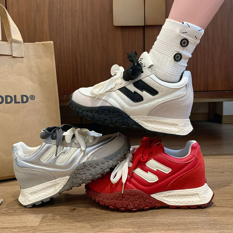 内增高~厚底阿甘鞋女2025新款