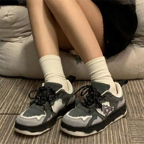 夏季in风板鞋女复古高级感鞋子