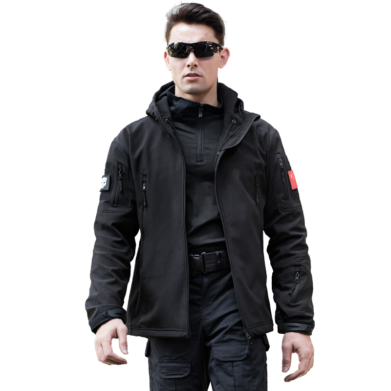 三合一加绒加厚防水软壳冲锋衣