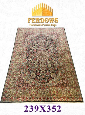 FERDOWS地毯 进口纯手工打结编织纯羊毛欧式田园克尔曼kerman客厅