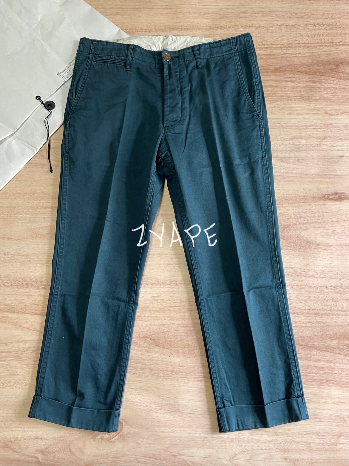 VISVIM HIGHER-WATER CHINO(GIZA) 九分休闲裤