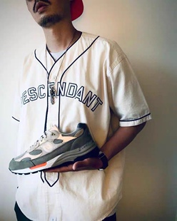 DESCENDANT BLEEK B.B SS SHIRT 短袖无领棒球开衫 20SS