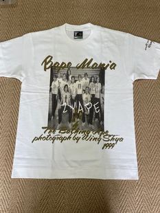 BAPE 1999香港开业限定 群星签名圆领短袖T恤