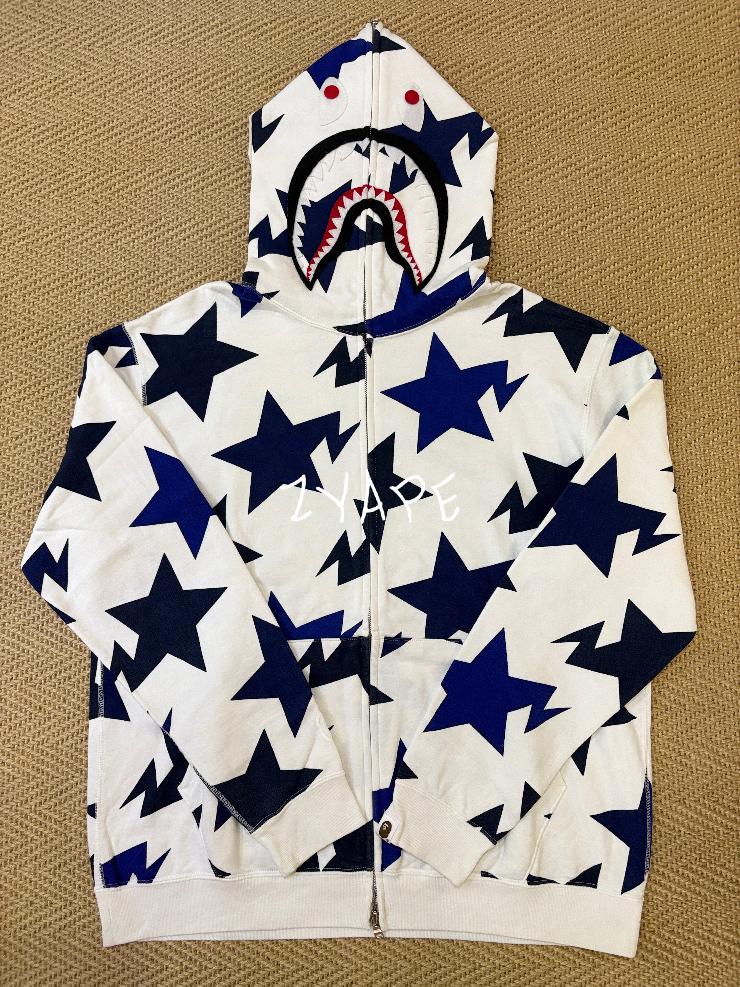 BAPE NFS限定流星迷彩鲨鱼卫衣