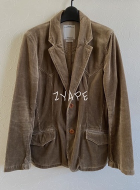 VISVIM WILD BUNCH BLAZER 灯芯绒做旧夹克