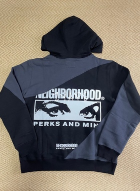 NEIGHBORHOOD X P.A.M. NHPM C-HOODED 拼接卫衣帽衫 NBHD
