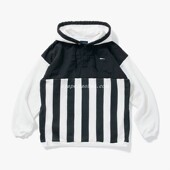 拼接卫衣帽衫 DESCENDANT HOODED SWEATSHIRT BAJA STRIPE