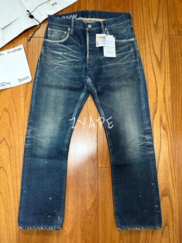 VISVIM SOCIAL SCULPTURE 01 暴力水洗牛仔裤