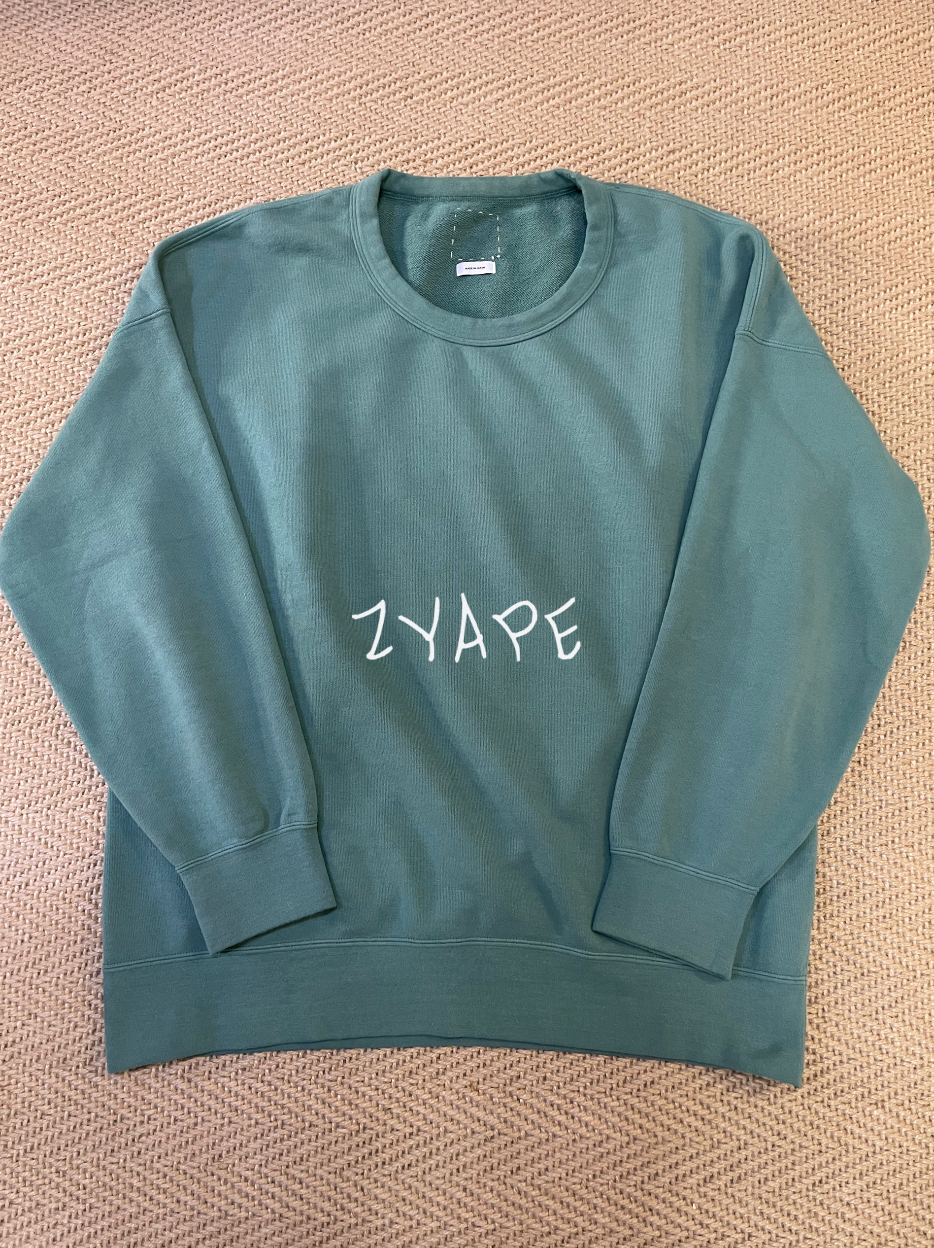 VISVIM Jumbo Crewneck 植物染草木染圆领长袖卫衣