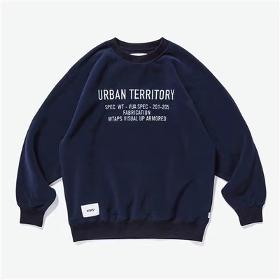 WTAPS摇粒绒刺绣套头卫衣