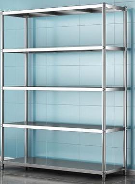 Stainless steel kitchen shelving floor shelves storage rack