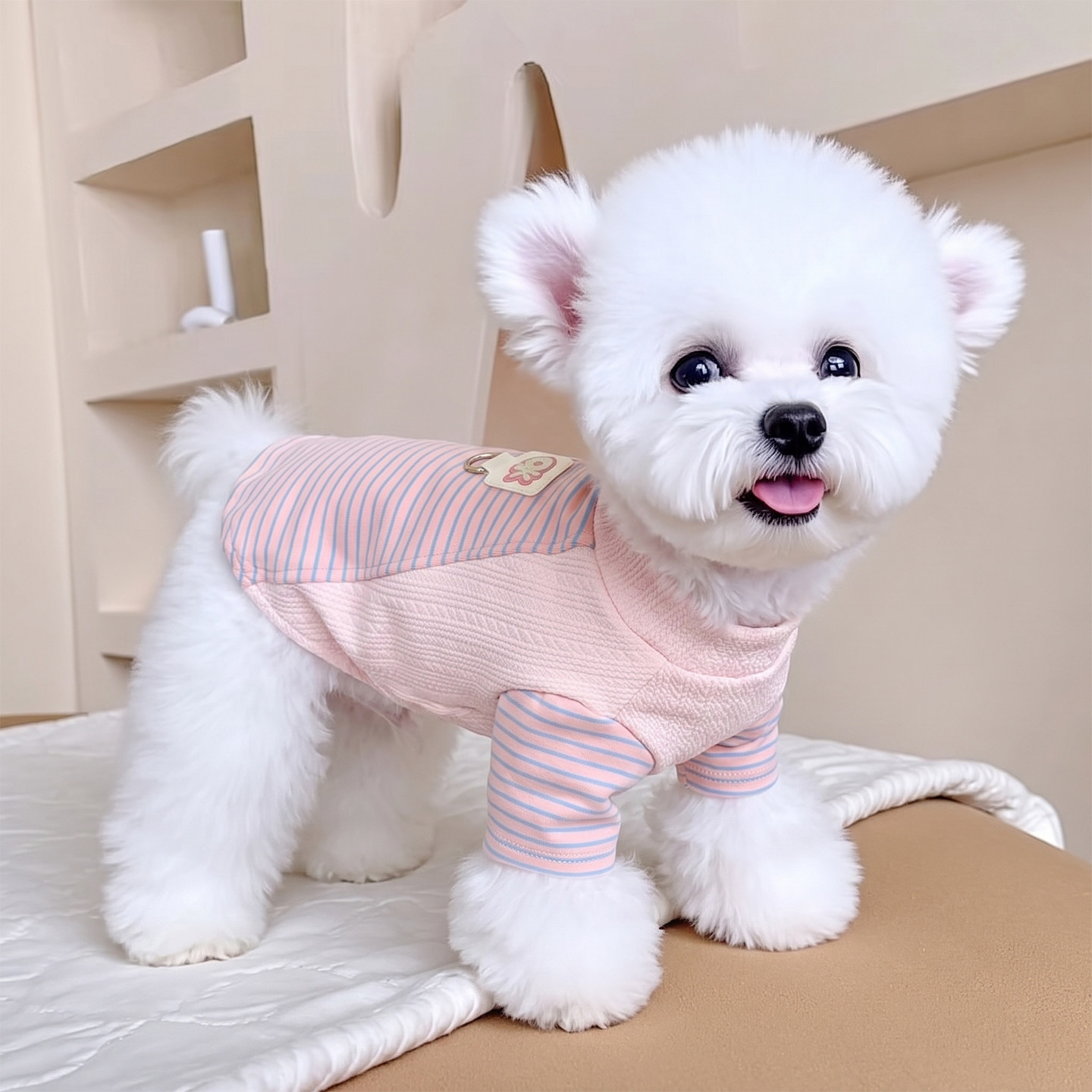 狗狗衣服小型犬秋季高颜值秋冬装居家休闲风舒适小狗秋天比熊泰迪图片