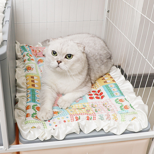 通用猫咪地垫床垫春夏 猫床垫猫咪踩奶垫猫猫睡觉宠物猫窝垫子四季