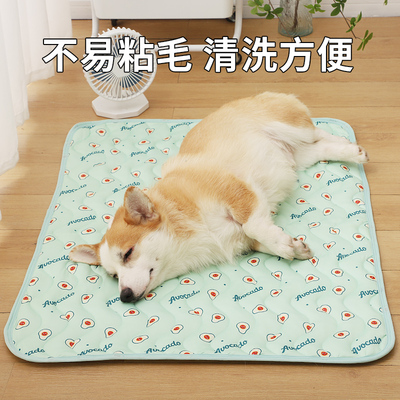 狗窝凉席夏季凉窝宠物睡垫夏天狗狗凉垫比熊狗垫网红防暑狗床用品