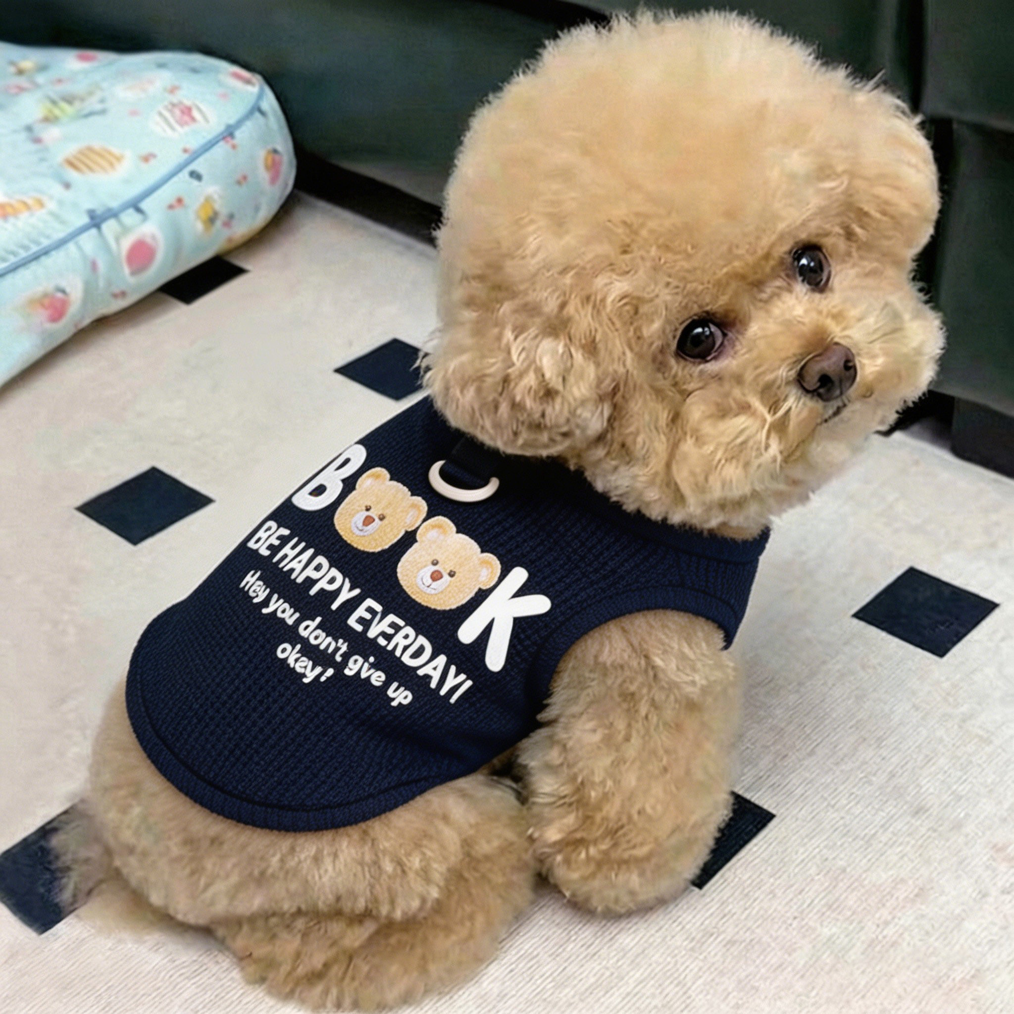宠物狗狗衣服秋季遛狗可牵引两脚衣泰迪夏天透气高颜值防掉毛背心图片