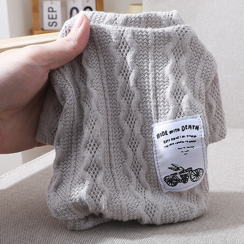 狗狗衣服小型犬冬天防掉毛秋冬厚款毛衣泰迪冬天小型犬雪纳瑞户外