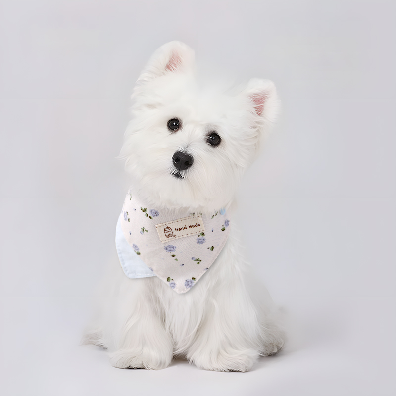 狗狗口水巾宠物小狗围兜围脖装饰比熊雪纳瑞外出小配饰小装扮宠物