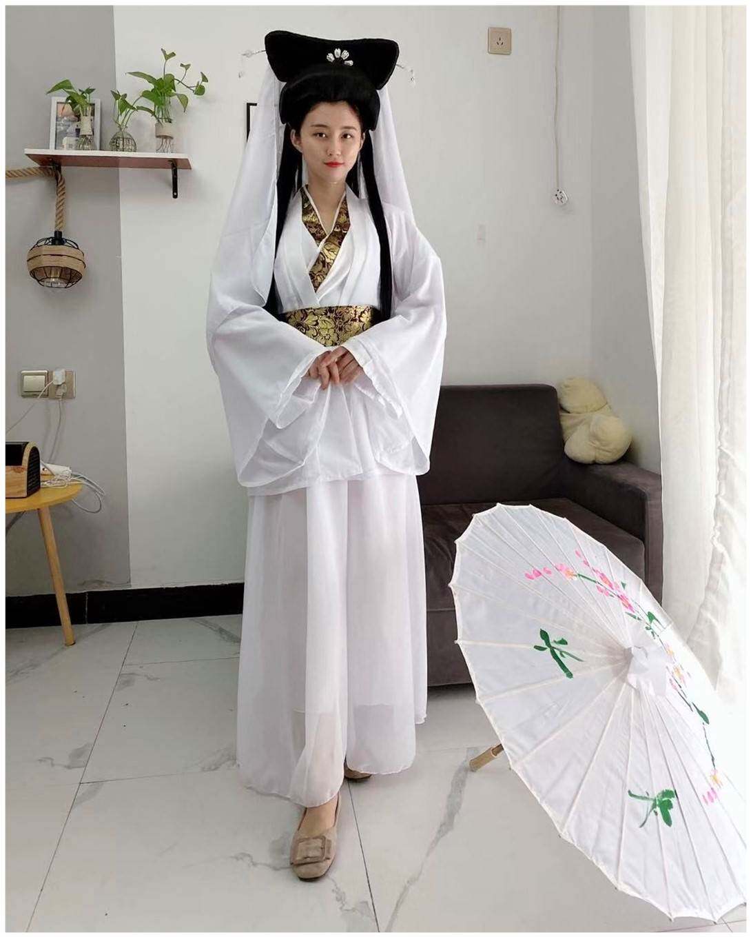 2古装白蛇传白娘子白素贞服装许仙法海演出服小青道具头饰