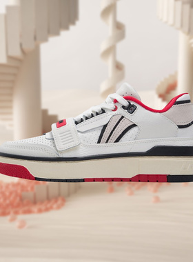 李宁正品休闲鞋女士春季新款新秀长安少年舒适篮球文化鞋ABCS028