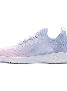 李宁女跑步鞋夏款李宁超轻17代减震运动鞋休闲网布鞋ARBQ002