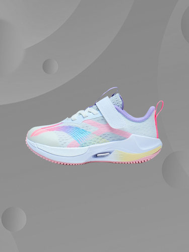 Lining/李宁正品女小童超轻 20 KIDS轻量高回弹透气运动鞋YKNT052