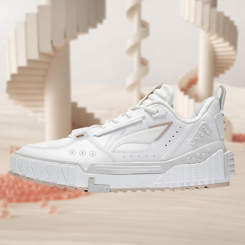 李宁LINING男子春 运动舒适 软弹 经典透气 休闲鞋AGCS075-3