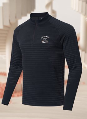 李宁正品冬季新款男子运动休闲健身跑步半高领长袖T恤ATLS081