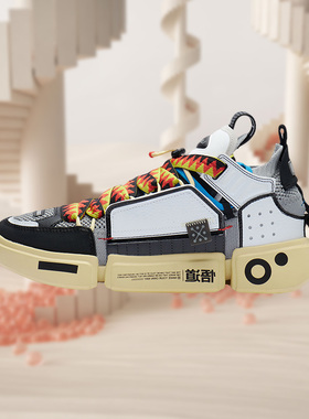 李宁休闲鞋男鞋悟道2ACE Remake韦德面包鞋一体织联名鞋AGWR019