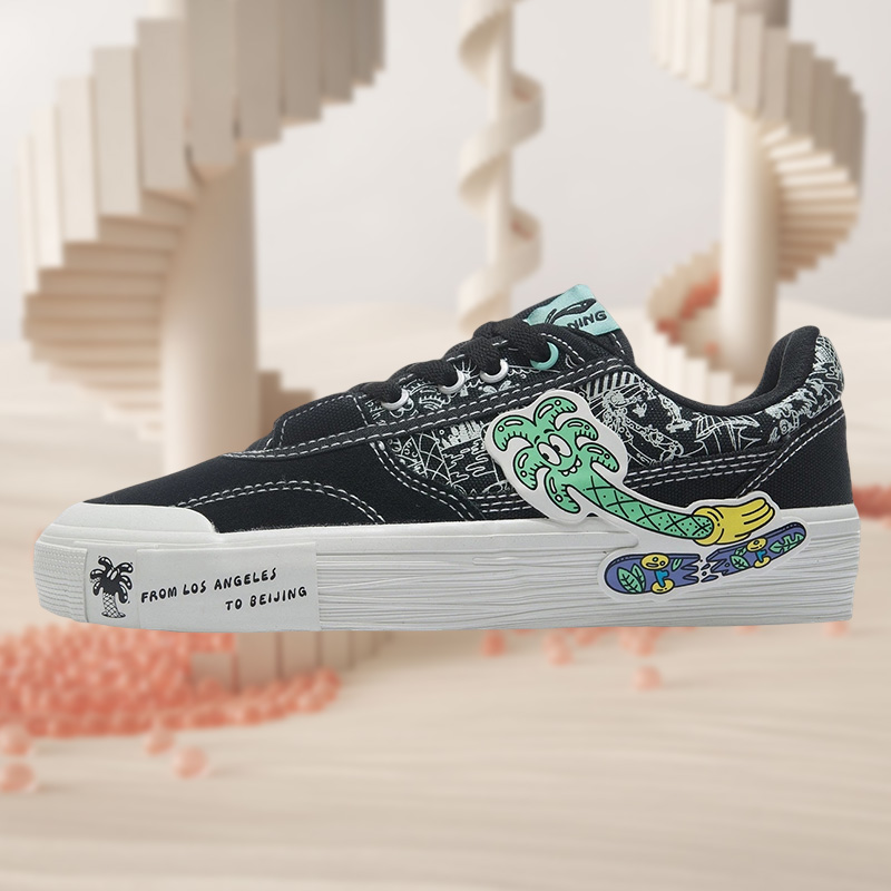 正品夏李宁x Steven Harrington联名系列女子文化鞋AECR070