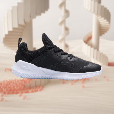 李宁跑步鞋男鞋赤足运动鞋新款夏季减震透气网面跑鞋ARHP101