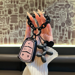 XT4 ATSL CT6 CT4 XTS车甜酷包壳 CT5 适用凯迪拉克XT5钥匙套XT6