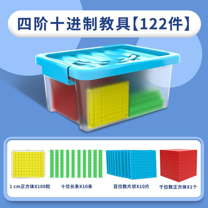 四阶十进制教具万以内数的认识小学二年级数学学具大数进位模型新