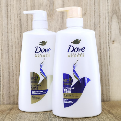 多芬深层修护洗发乳直顺修护去屑