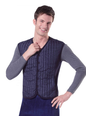 hanes恒适男士式阳光贴心保暖马甲夹背心加厚加绒MTM801正品 包邮